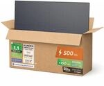 Solarway 500W Solarpanel Full Black Bifazial Glas/Glas PV Panel mit positiver
