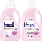 Perwoll Wolle und Feines Faser Pflege Feinwaschmittel, 40 (2 x 20) Waschladungen,