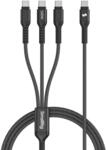 SMALLRIG 3-in-1 USB-C-Ladekabel, 100 W Schnellladung und USB 2.0-Daten&uuml;bertragung,