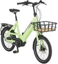 Prophete URBANICER 3.0 Urban Kompakt-E-Bike 20", Gr&uuml;n | AEG 250W Mittelmotor,70 Nm,