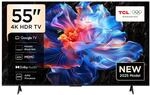 TCL 55P6K LED TV Direct 55 Zoll, 4K HDR TV, Smart TV mit Google TV Technologie...