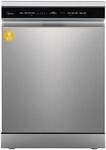 Midea Sp&uuml;lmaschine 60cm Freistehend & Unterbauf&auml;hig 14 Ma&szlig;gedecke Silber