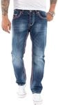 Rock Creek Herren Jeans Hose Comfort Fit Dicke N&auml;hte Jeans Herrenjeans Herrenhose