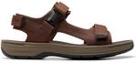 CLARKS Saltway Edge Dark Brown Lea 39,5