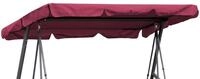 Hollywoodschaukel Dachbezug 210 x 145 cm Bordeaux Wasserdicht | Universal...
