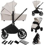 LIONELO MIKA PLUS 2-in-1 Buggy 0-48 Monate bis 22 kg Babywanne bis 9 kg, R&uuml;ckenlehne