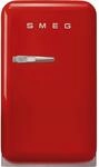 Smeg, FAB5RRD6 Minibar K&uuml;hlschrank, Vintage, eine T&uuml;r, 34 l, Scharniere...