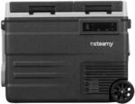 Steamy-E Dual Zone 55 Roller, Elektrische Kompressor K&uuml;hlbox mit Rollen, 49 Liter,