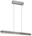 Trio Leuchten LED Pendelleuchte Emerson 346710107, Metall Nickel matt, inkl. 22 Watt