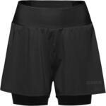 GORE WEAR Damen Concurve 2in1 Shorts, Schwarz, L EU
