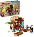 LEGO ONE PIECE Windm&uuml;hlendorf-H&uuml;tte - Spielzeug mit Boot, Jungen Ruffy, Shanks &