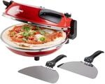 DOMO DO9284PZ Elektrischer Pizzaofen 1200 W &ndash; F&uuml;r frische Pizza &ndash; Pizzaofen mit