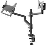goobay Deluxe Monitor- und Laptophalterung 17&ndash;32 Zoll & 15,6" Notebook, 8 kg + 5