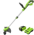 Greenworks 40V Akku Rasentrimmer & Kantenschneider mit Rad f&uuml;r klein-mittelgro&szlig;e