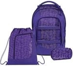 Satch Pack Schulrucksack Set 3tlg. inkl. Schlamperbox und Sportbeutel (Bright Faces)