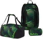 Satch Air Schulrucksack Set 3tlg. inkl. Schlamperbox und Sporttasche (Seismic Green)