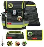 Belmil Classy Plus Schulranzen Set 5-teilig mit Brustgurt (405-78/AG/S) (Prehistoric