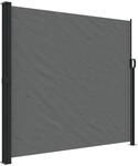 vidaXL Seitenmarkise Ausziehbar Anthrazit 180x500 cm
