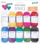 Gr&uuml;ndl Wolle Cotton Quick Mini Shades - d&uuml;nne Wolle zum H&auml;keln von kleinen Figuren
