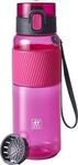 Zwilling Trinkflasche 680 ml, BPA-frei, Wasserflasche f&uuml;r Fitness, Freizeit und