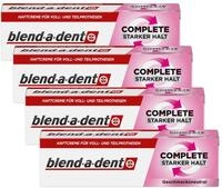 4x Blend a dent Complete Haftcreme Neutral f&uuml;r Voll- und Teilprothesen, 47g