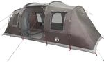 vidaXL Tunnelzelt 4 Personen Braun Wasserdicht, Campingzelt, Zelt, Gartenzelt,
