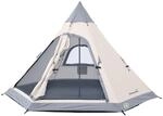 Skandika Tipi Zelt Hetta | Zelt f&uuml;r 4-6 Personen, 2-3 m Stehh&ouml;he, eingen&auml;hter