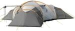 Skandika Kuppelzelt Turin f&uuml;r 12 Personen | Gro&szlig;es Camping Zelt, 3...