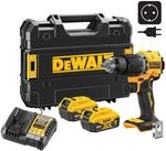 DEWALT 18V XR Kompaktbohrschrauber mit 74 Nm, 2-Gang-Vollmetallgetriebe, 2 x 5...