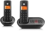 Motorola Voice &ndash; E212 2 Digitale Schnurlostelefone mit Anrufbeantworter, bis zu 12