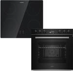Klarstein ControlSync Backofen Mit Induktionskochfeld - 72L Einbaubackofen, 9