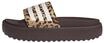 adidas Damen Adilette Platform Slides, Shadow Brown/Cloud White/Magic Beige, 40.5 EU