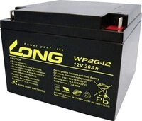 LONG WP26-12 WP26-12 Bleiakku 12V 26Ah Blei-Vlies (AGM) (B x H x T) 166 x 125 x...