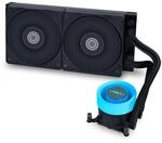 Lian Li GA II Lite 240 Performance AiO-Wasserk&uuml;hlung mit Unendlichkeitsspiegel, 2x
