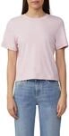 s.Oliver Damen T-Shirt &ndash; Regular Fit, Interlockjersey, verk&uuml;rzt