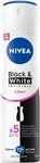 NIVEA Black & White Invisible Clear Deo Spray, Anti-Transpirant mit patentierter