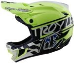 Troy Lee Designs D4 Polyacrylite MIPS Helm, Fifty-50, Navy/glo Yellow, M |...