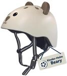 HUDORA Kinderhelm mit s&uuml;&szlig;em Tier-Motiv - Bequemer Kleinkind-Helm in XXS/XS -