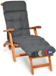 Beautissu Bequeme Liegenauflage Deckchair & Sonnenliegen 200x50cm Flair DC &ndash; 8cm