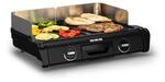 Tefal BBQ Family Elektrischer Tischgrill, 2 getrennte Grillfl&auml;chen, 2 Thermostate,