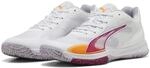 Puma Accelerate Turbo W+ 4 Hallenschuhe f&uuml;r Damen, Puma White Berry Lilac Crush Heat