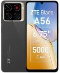 ZTE Blade A56 Android Smartphone ohne Vertrag, Schwarz (2025)+6,75 Zoll HD+Display