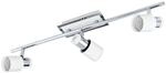 EGLO LED Deckenlampe Davida, 3 flammige Deckenleuchte, Deckenspot aus Metall in