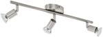 EGLO LED Deckenleuchte Buzz-LED, 3 flammige Deckenlampe, Deckenstrahler aus Metall in