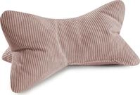 MAGMA Leseknochen INGA, Cord Look, Farbe Rose, 42cm x 22cm, ergonomische Form f&uuml;r