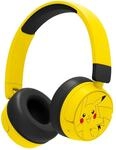 OTL Technologies Kinder-Kopfh&ouml;rer ohne Kabel Pokemon Pikachu mit Lautst&auml;rkeregler