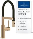Villeroy & Boch Steel Expert Compact K&uuml;chenarmatur, Hochdruck mit Umschaltfunktion