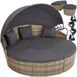 tectake&reg; Lounge Muschel Sonneninsel Outdoor wetterfest, Gartenmuschel,...