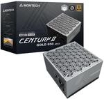 MONTECH Century II - Premium ATX Gaming Netzteil 850W - 80Plus Gold & Cybenetics