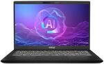 MSI Modern AI C1MOG-242-15.6" FHD Display Intel Core Ultra 7-7 - 7-512 - Core Ultra